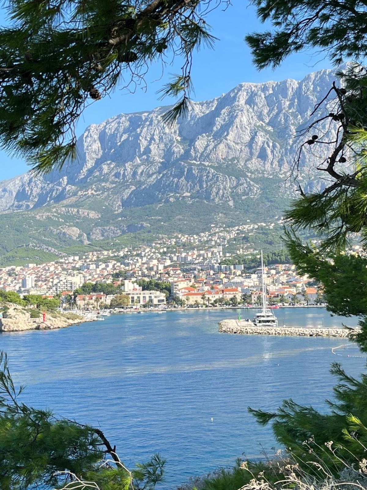 Uzelac Apartment With Pool Makarska Buitenkant foto